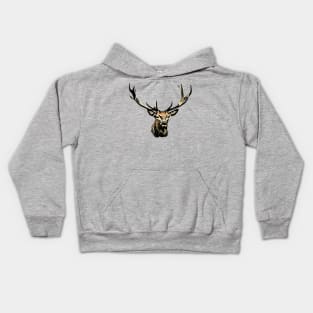 Red deer (Cervus elaphus) Kids Hoodie